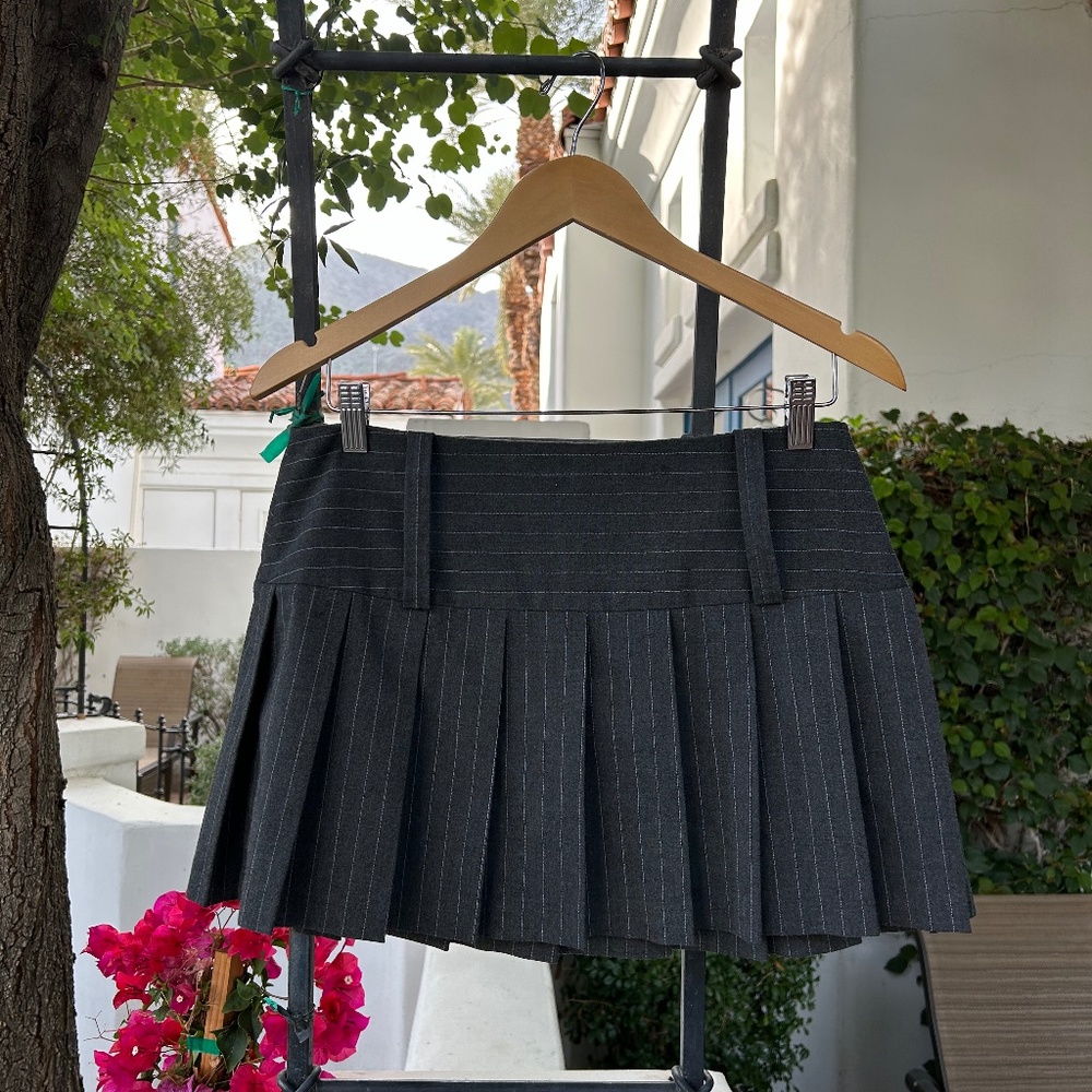 Schoolgirl mini skirt